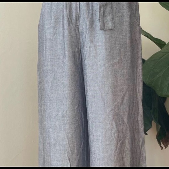 Talula Aritzia Tie Front Wide Leg Pant - Picture 2 of 7